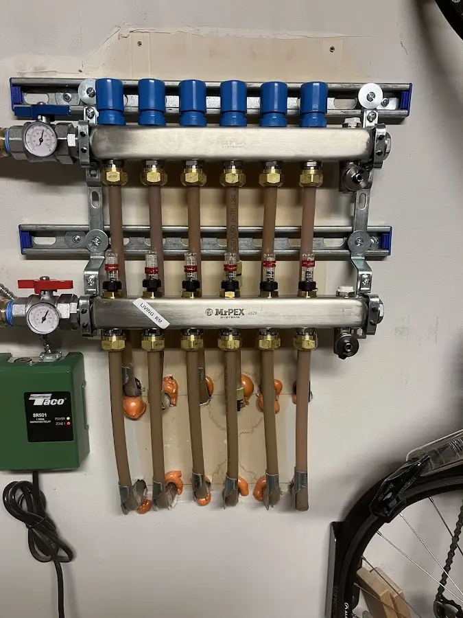 Plumber performing Leak Detection at a residential property in New Britain